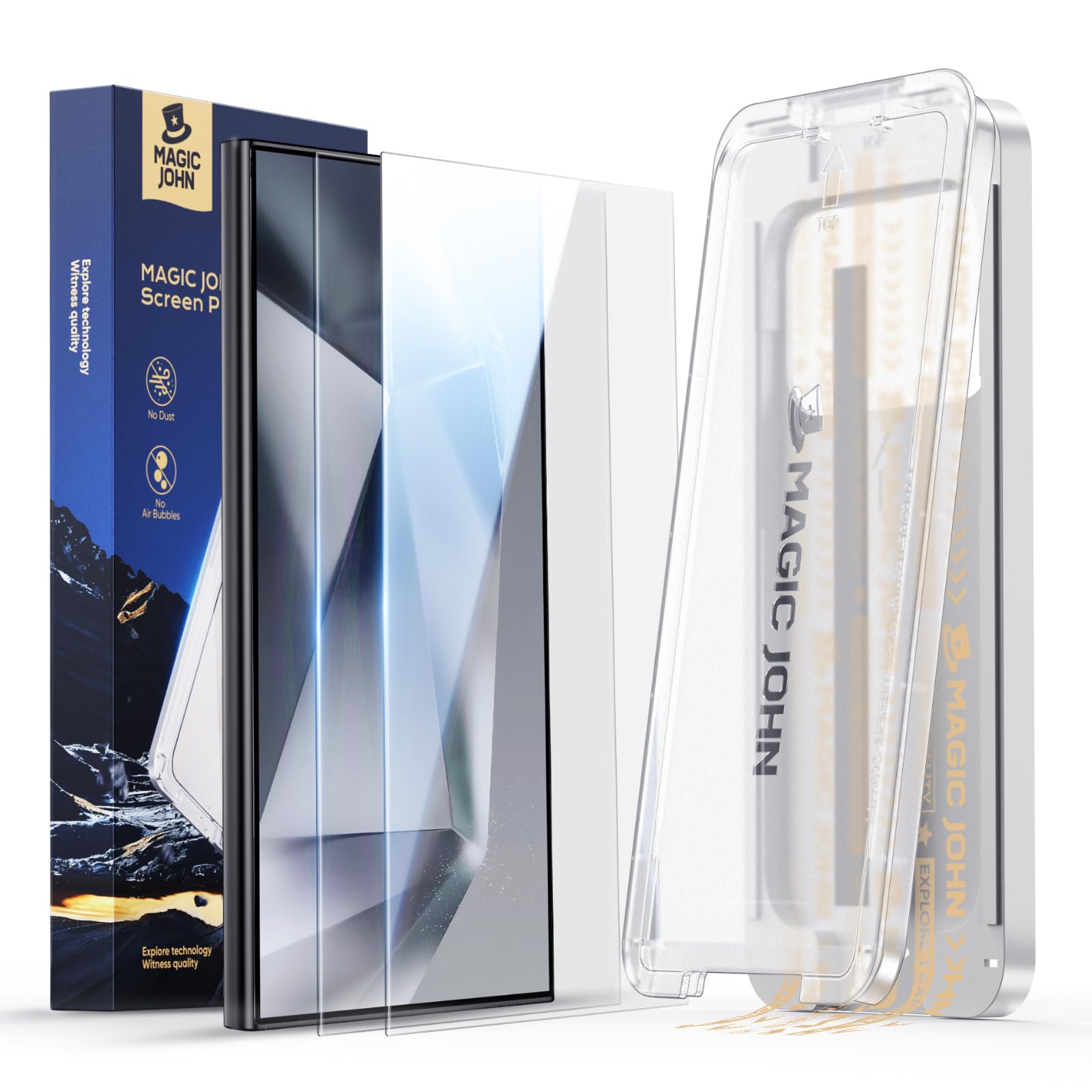 Protetor De Tela Magic John De 3ª Geração Atualizado Para Samsung Galaxy S24ultra De 6,8 Polegadas