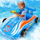 Carro De Corrida Pool Float Zizz Com Pistola De Água Para Crianças De 4 A 8 Anos