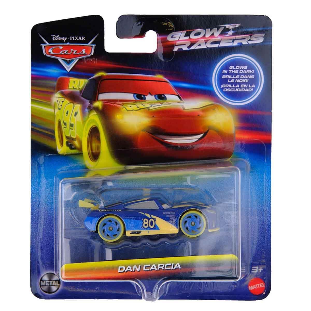 Veículo Fundido Sob Pressão Disney Cars Glow Racers Dan Carcia 1
