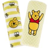 Cobertor Para Bebês Disney, Pacote Com 2 Unidades De Lã Texturizada De Pelúcia Winnie Pooh