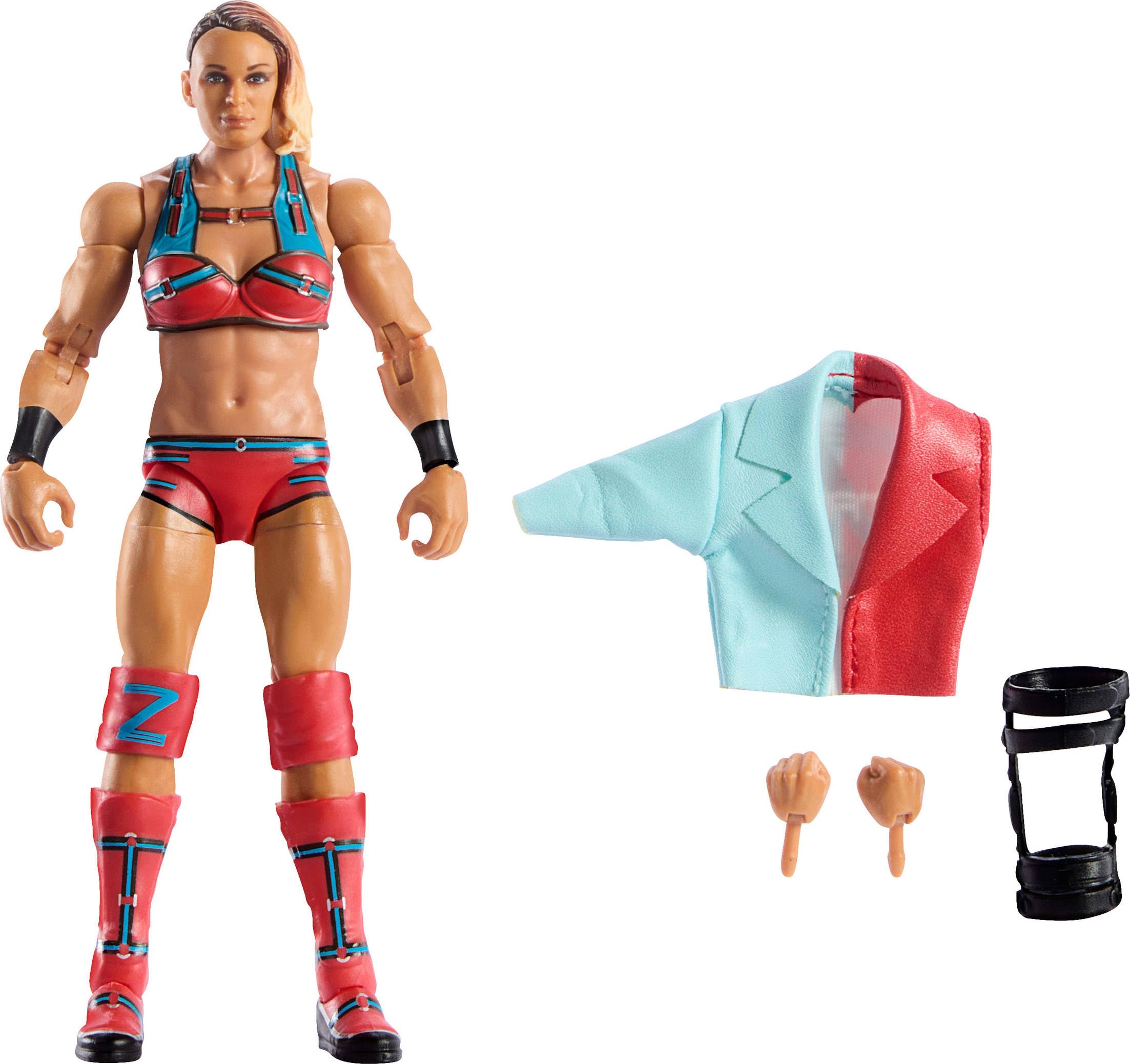 Boneco De Ação Mattel Wwe Elite Zoey Stark De 6 Polegadas Com Acessórios