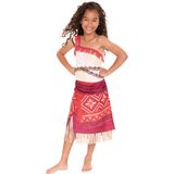 Fantasia Disney Moana 2 Moana Dress Para Meninas, Roupa De Aventura