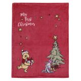 Cobertor De Bebê Disney Winnie The Pooh And Piglet Christmas