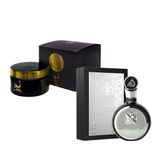 Perfume Fakhar Black Masculino 100ml Parfum Com Hidratante Asad: O Toque Perfeito Para Sua Pele