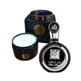 Perfume Lattafa Masculino Fakhar Black 100ml Edp + Creme Corporal Asad: Uma Fragância Sofisticada