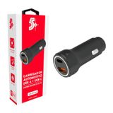 Carregador Veicular Automotivo Super Rápido Turbo 30w Usb C