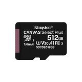 Cartão Microsdxc Kingston Canvas Select Plus 512 Gb Classe 10