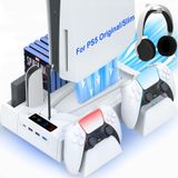 Estação De Resfriamento Iplygam Para Disco Ps5 E Digital Com Carregador Duplo