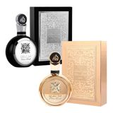 Perfume Masculino Lattafa Fakhar Black 100ml + Perfume Lattafa Gold Extrait 100ml Eau De Parfum