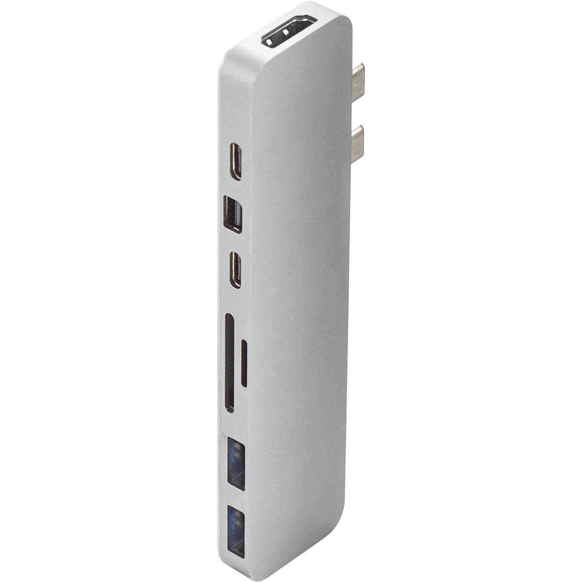 Hub Usb-c Sanho Hyperdrive Pro 8 Em 2 Para Macbook Pro Silver