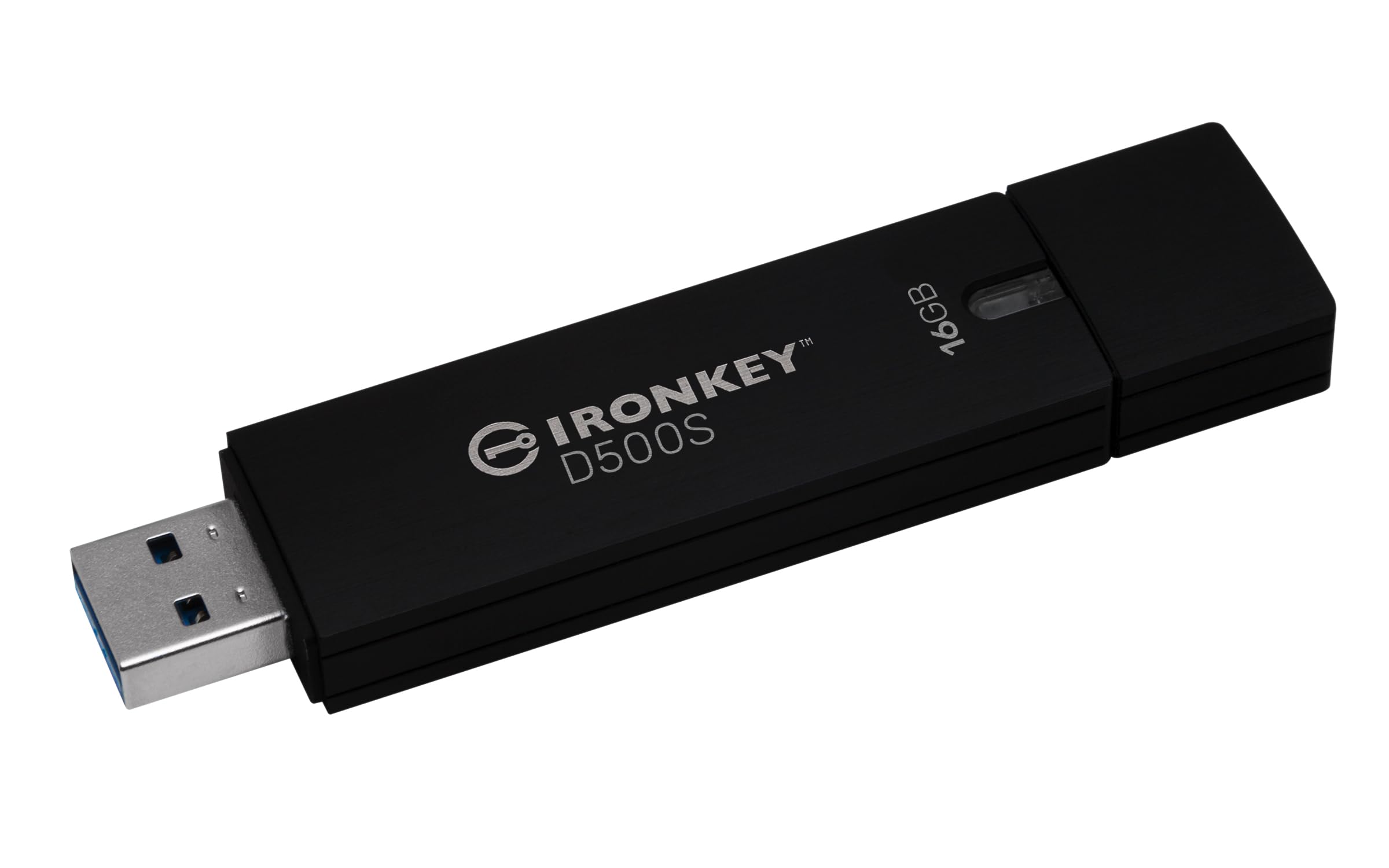 Unidade Flash Criptografada Kingston Ironkey D500s 16gb Preta