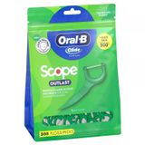 Oral B Glide Scope Outlast Fio Dental Floss Picks - 300 Unid