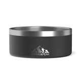 Taça Para Cães Hydrapeak De Aço Inoxidável Antiderrapante 950 Ml/1,9 L Preta