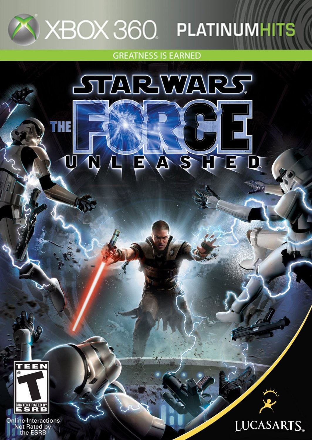 Videogame Xbox 360 Star Wars The Force Unleashed