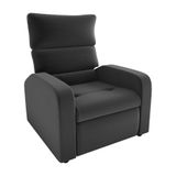 Poltrona Do Papai Reclinável Kwid Matrix Veludo Cinza