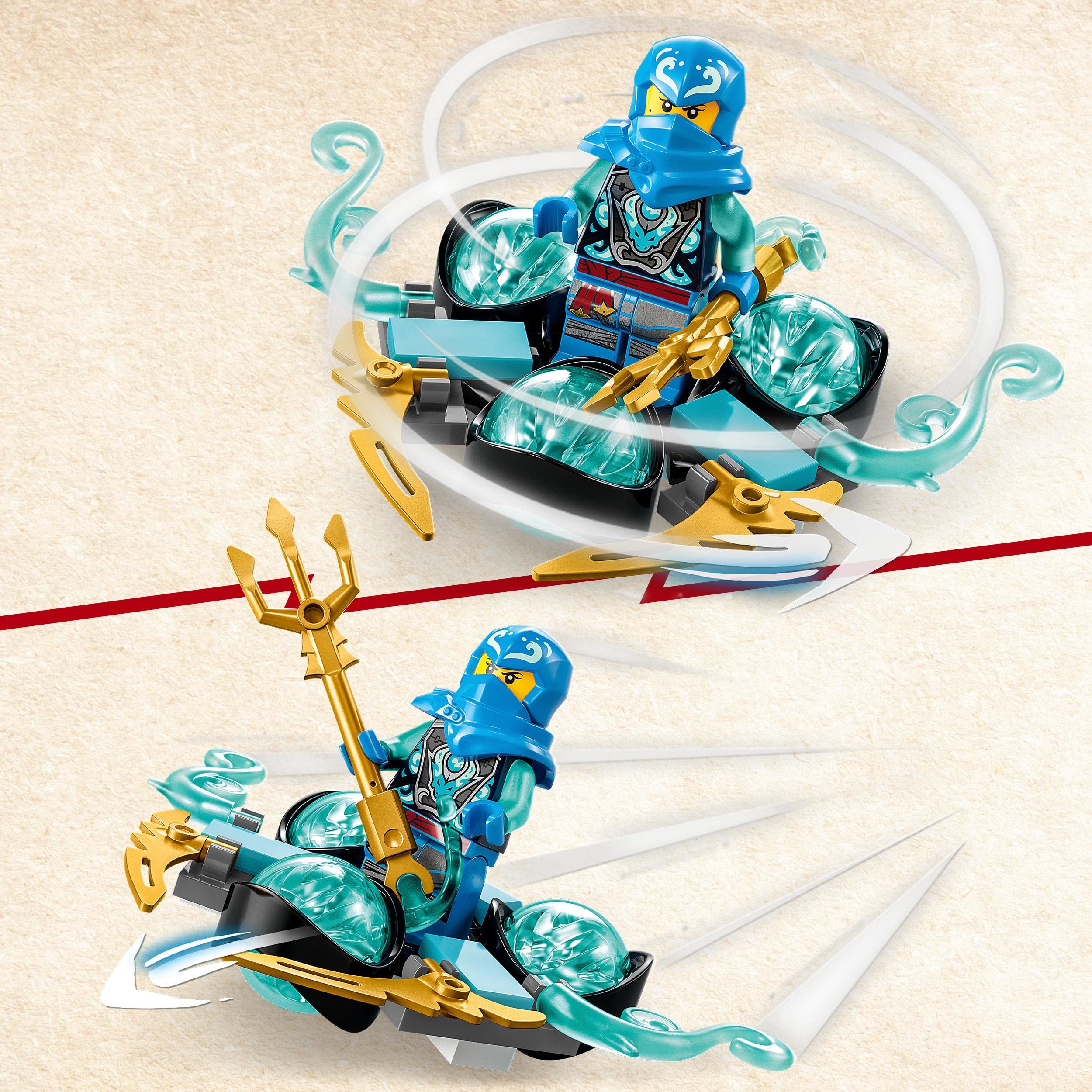 Brinquedo Lego 71778 Ninjago Spinjitzu Drift O Poder Do Dragão