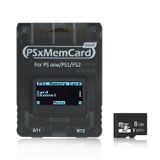 Cartão De Memória Bitfunx Psxmemcard Gen2 Com 8gb Microsd Para Ps1/ps2