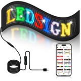 Sinal Led Iledshow 15x4 Cm Programável Com Aplicativo Bluetooth