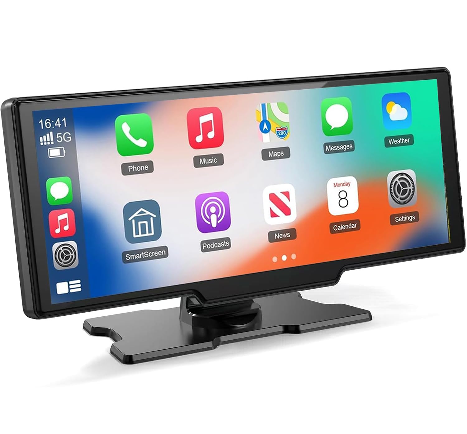 Câmera De Painel 4k Sem Fio Qulokar De 10,26" Com Tela Carplay Portátil