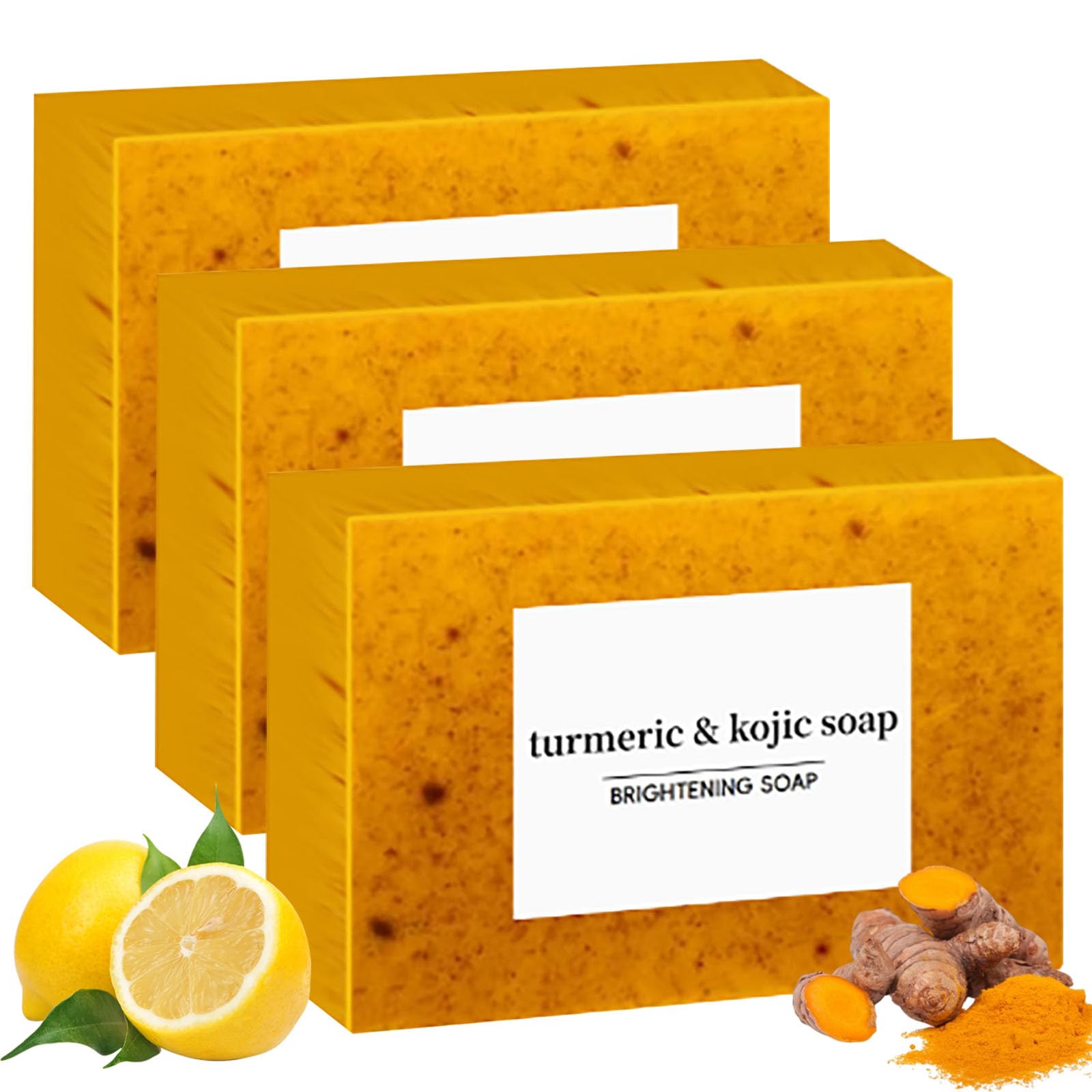 Sabonete Halpilt Lemon Turmeric Kojic 100g Para Rosto E Corpo
