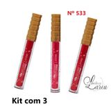 -kit Lip Tint Metalizado 533 (3 Un.) - Max Love
