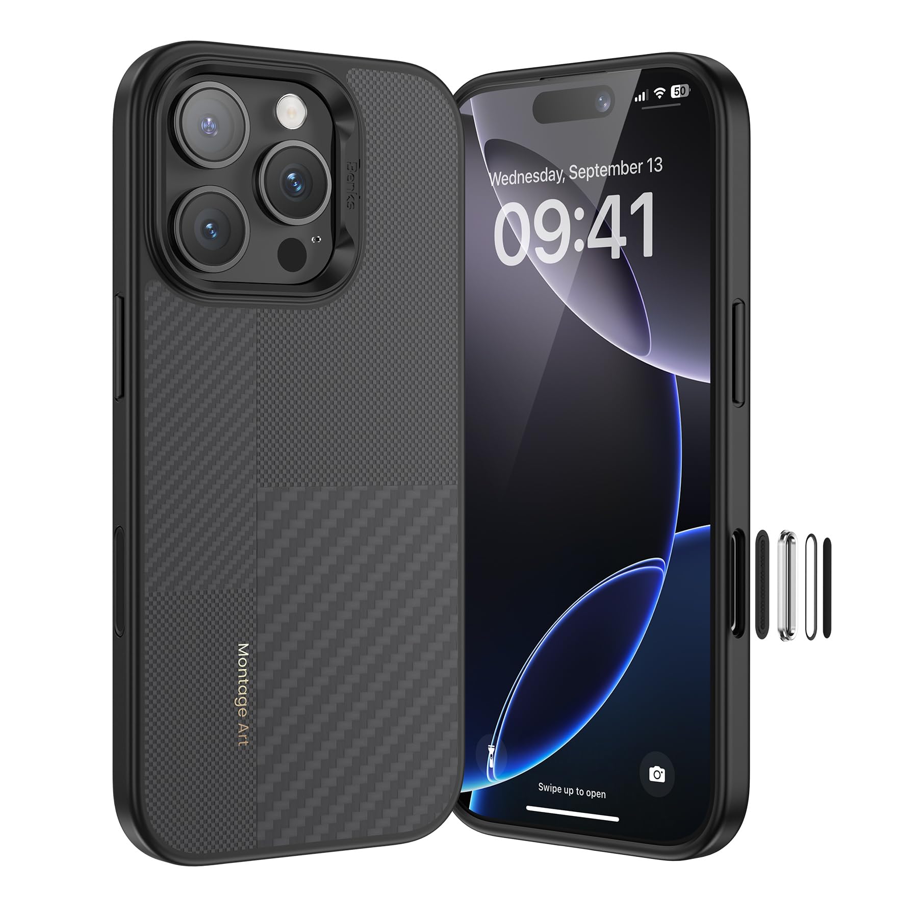 Capa Benks Montage Armorpro Para Iphone 16 Pro Max Com Magsafe