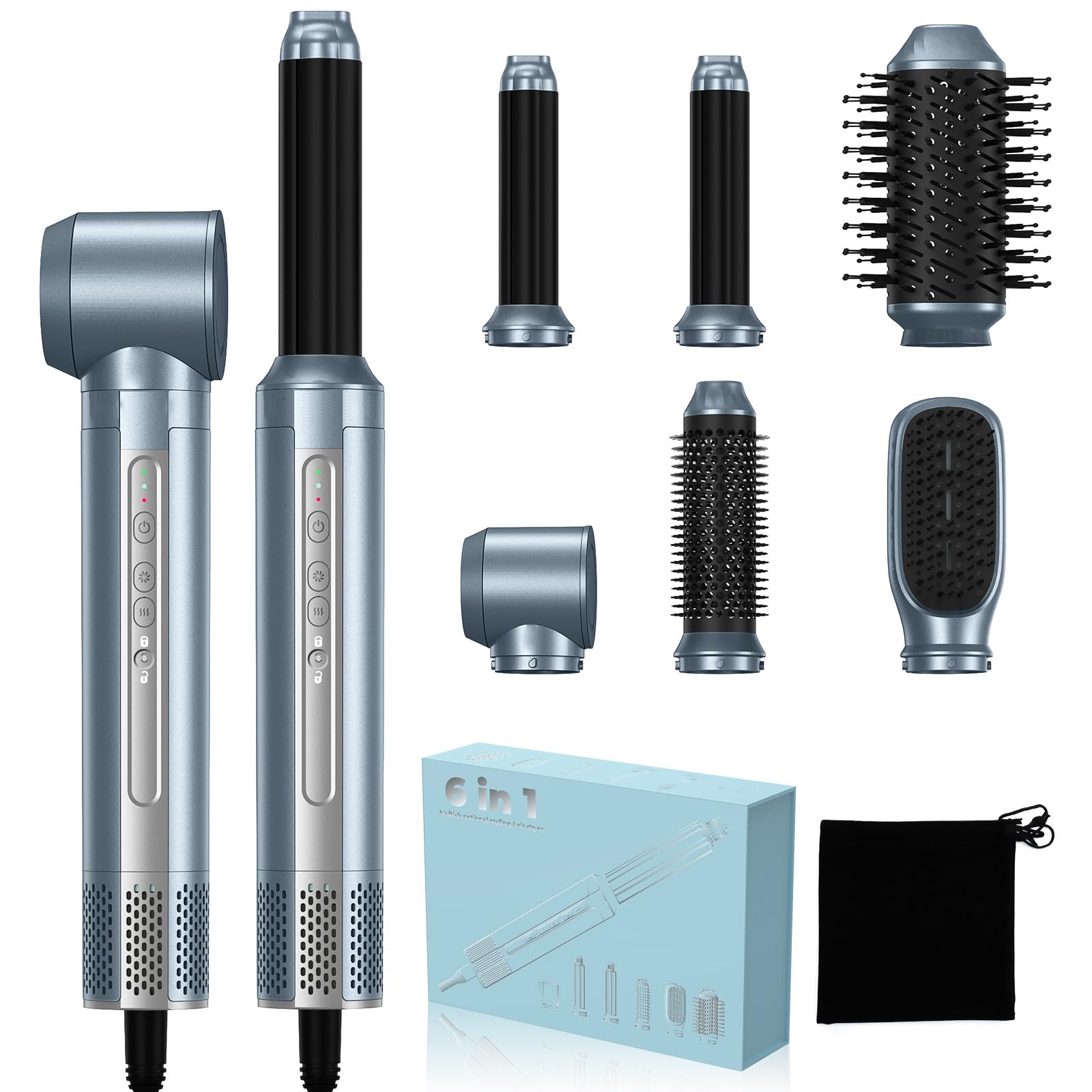 Escova De Secador De Cabelo Trylater 6 Em 1 Air Style 110000 Rpm Ionic