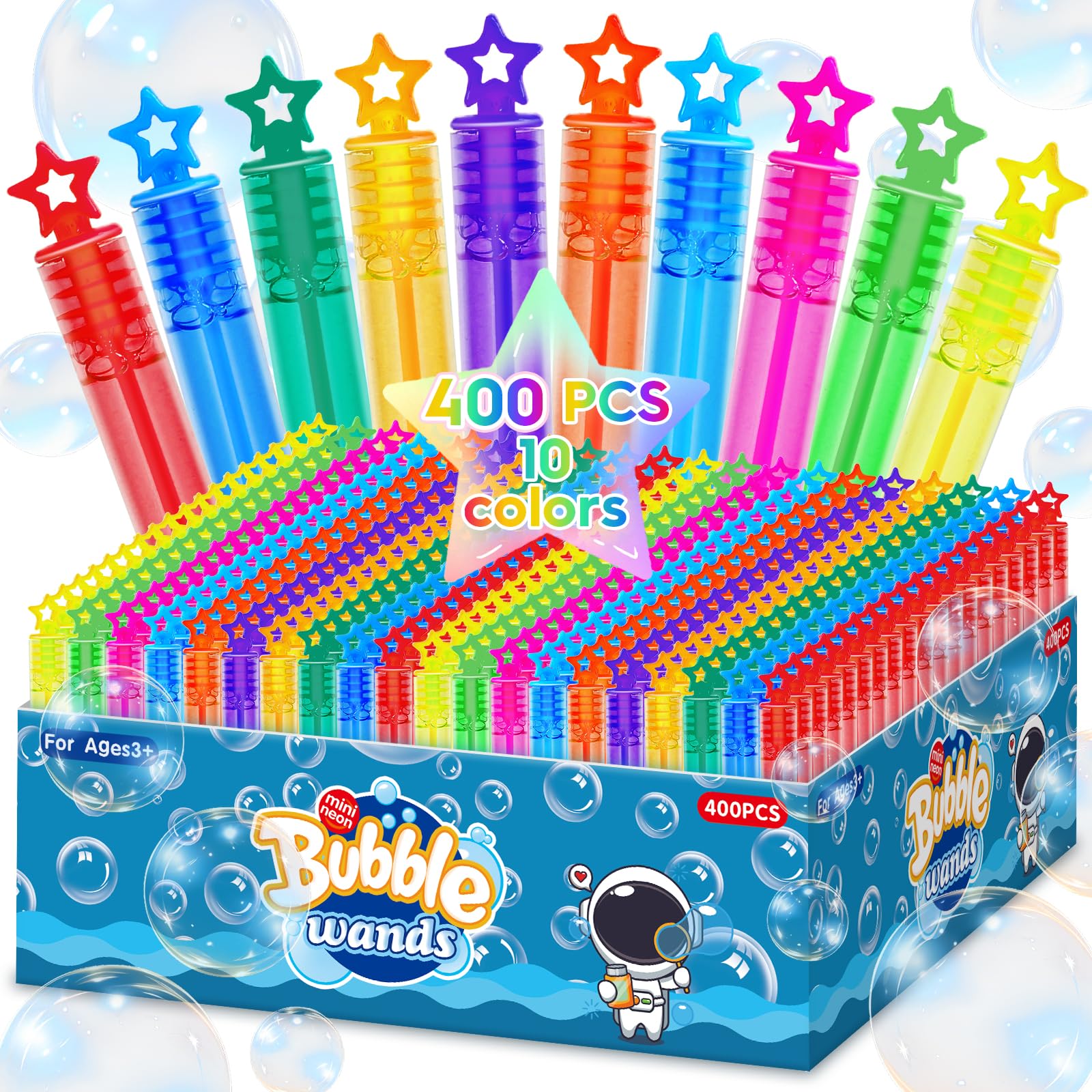 Bubble Wands Neubsaw, 400 Peças De Lembrancinhas De Festa, Sortimento A Granel Para Crianças