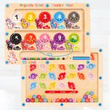 Brinquedo Magnetic Maze Montessori Winnrok 2 Em 1 Para Crianças De 3 A 5 Anos