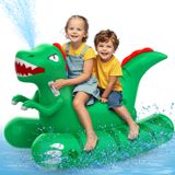 Piscina Inflável De Dinossauros Float Skirfy 72 Cm Com Aspersor