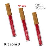 -kit Lip Tint Metalizado 535 (3 Un.) - Max Love