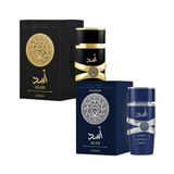 Perfume Men Asad Preto 100ml + Perfume Lattafa Zanzibar 100ml Eau De Parfum