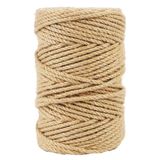 Corda De Juta Radix Rope Cordão De Juta Natural 5 Mm X 100 M