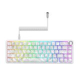 Teclado Para Jogos Attack Shark X65pro He Rapid Trigger White
