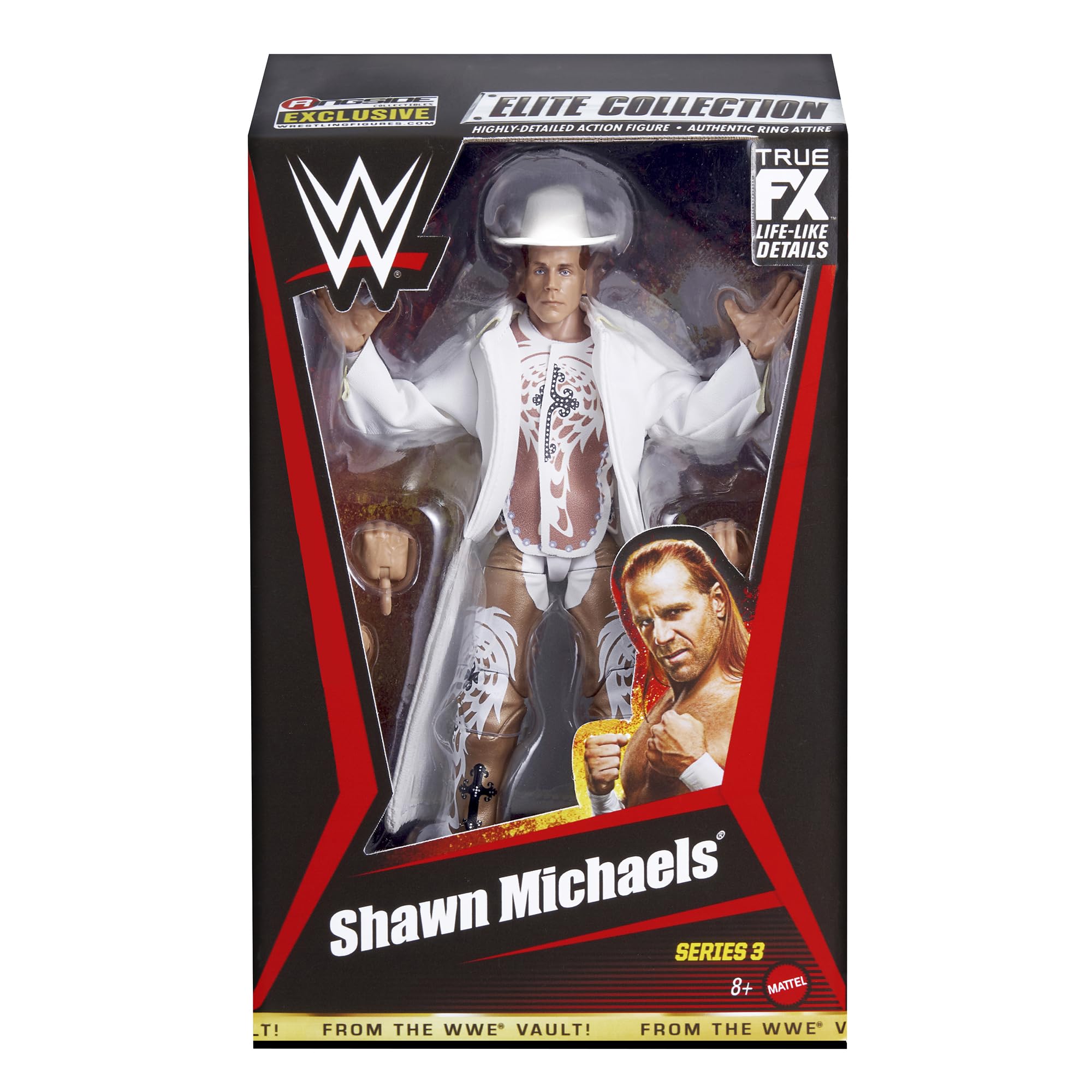 Boneco De Ação Wwe Shawn Michaels Heaven &amp; Hell Series 3