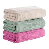 Cobertores De Recepção Cottcare Unisex Baby 100% Algodão Musselina