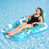 Espreguiçadeira Inflável Pool Floats Para Adultos Jgv Com Suporte