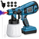 Pulverizador De Tinta Sem Fio Adostob Para Bateria Máxima Dewalt 20v