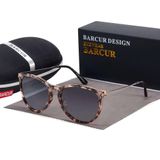 Óculos Feminino Clássico Lente Polarizada Design Titanium Uv400 Mesclado