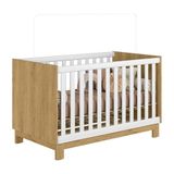 Berço Mini Cama Q Encanto Slim Freijó-branco Acetinado - Qmovi Freijó-branco Acetinado