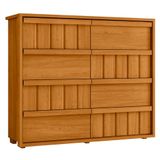 Cômoda Tarsila 8 Gavetas Cinamomo - Madetec