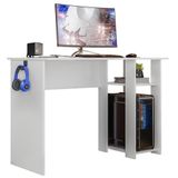 Mesa Para Computador Gamer Slim Branco - Peternella Móveis Branco