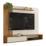 Painel Suspenso Berlim Nature-off White Para Tv Até 65? - Peternella Móveis Nature-off White