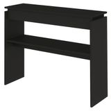 Buffet Aparador 1 Prateleira 100 Cm Preto Arly