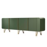 Balcão Buffet Saluti 4 Portas Verde Pistache - Hb Móveis Verde Pistache