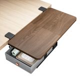 Bandeja Extensora De Mesa Pegzone Clamp Na Prateleira Com Gaveta De Armazenamento