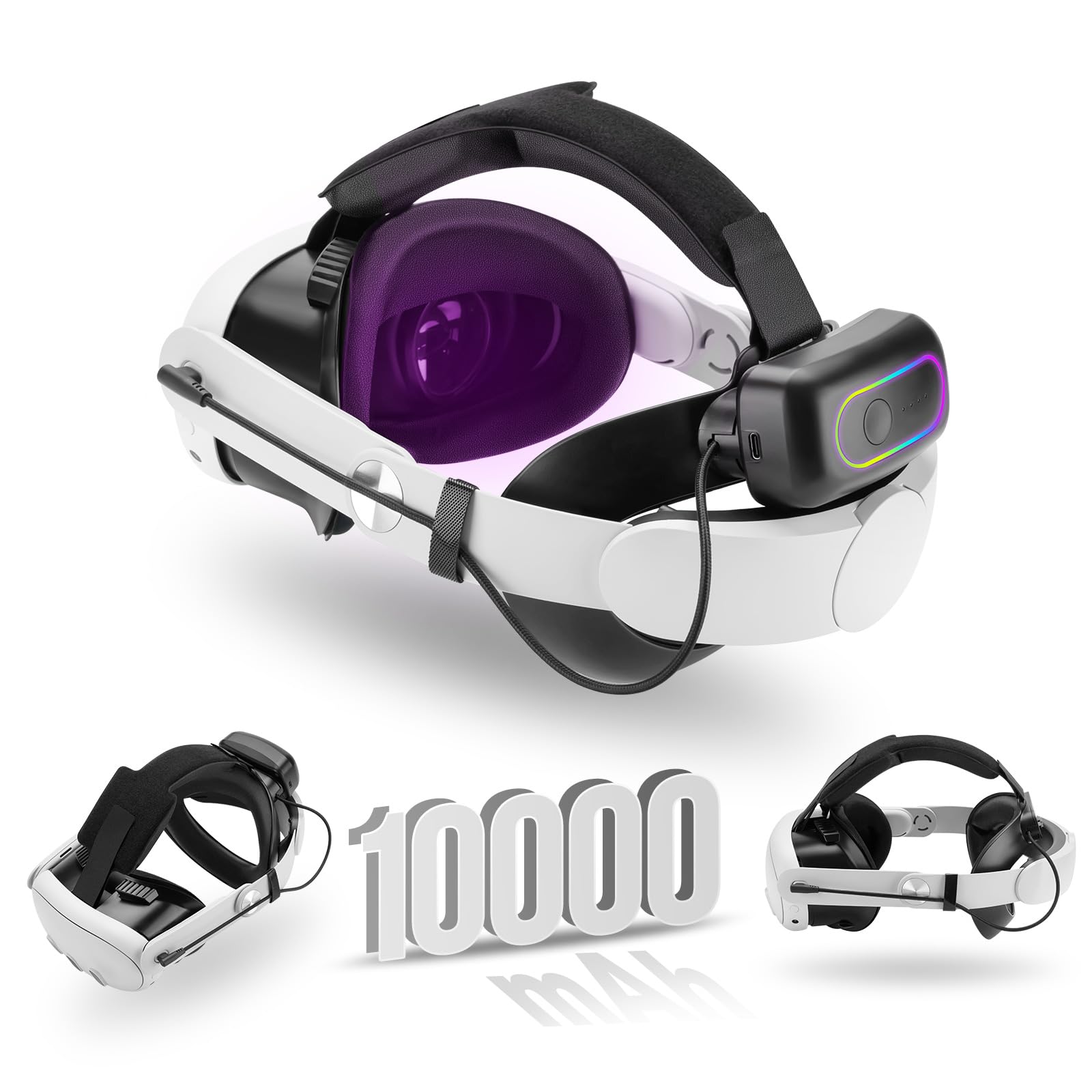 Head Strap + Bateria De 10000mah G-story Para Oculus Quest 3/3s