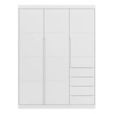 Guarda Roupa Infantil Pérola Branco - Phoenix Baby Branco