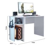 Mesa Para Computador Gamer 3875 Branco - Qmovi Branco