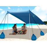Barraca De Praia Vibemo Sun Shelter Upf50+ 3x3m Com Acessórios